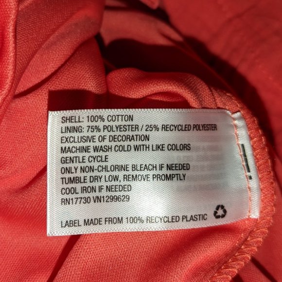 Women's NWT Knox Rose romper, orange/peach, size M - Picture 4 of 4